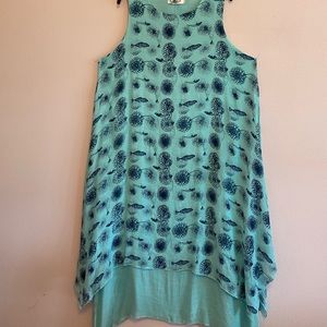 Flowing Gauze Bohemian Dress